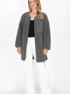 Dreimaster Damen Jacke in grau