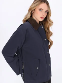 Dreimaster Damen Jacke in marine