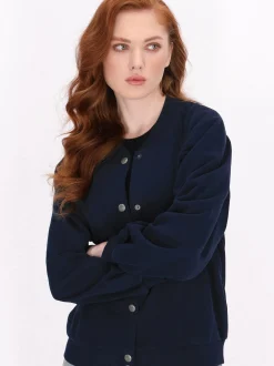 Dreimaster Damen Jacke in marine