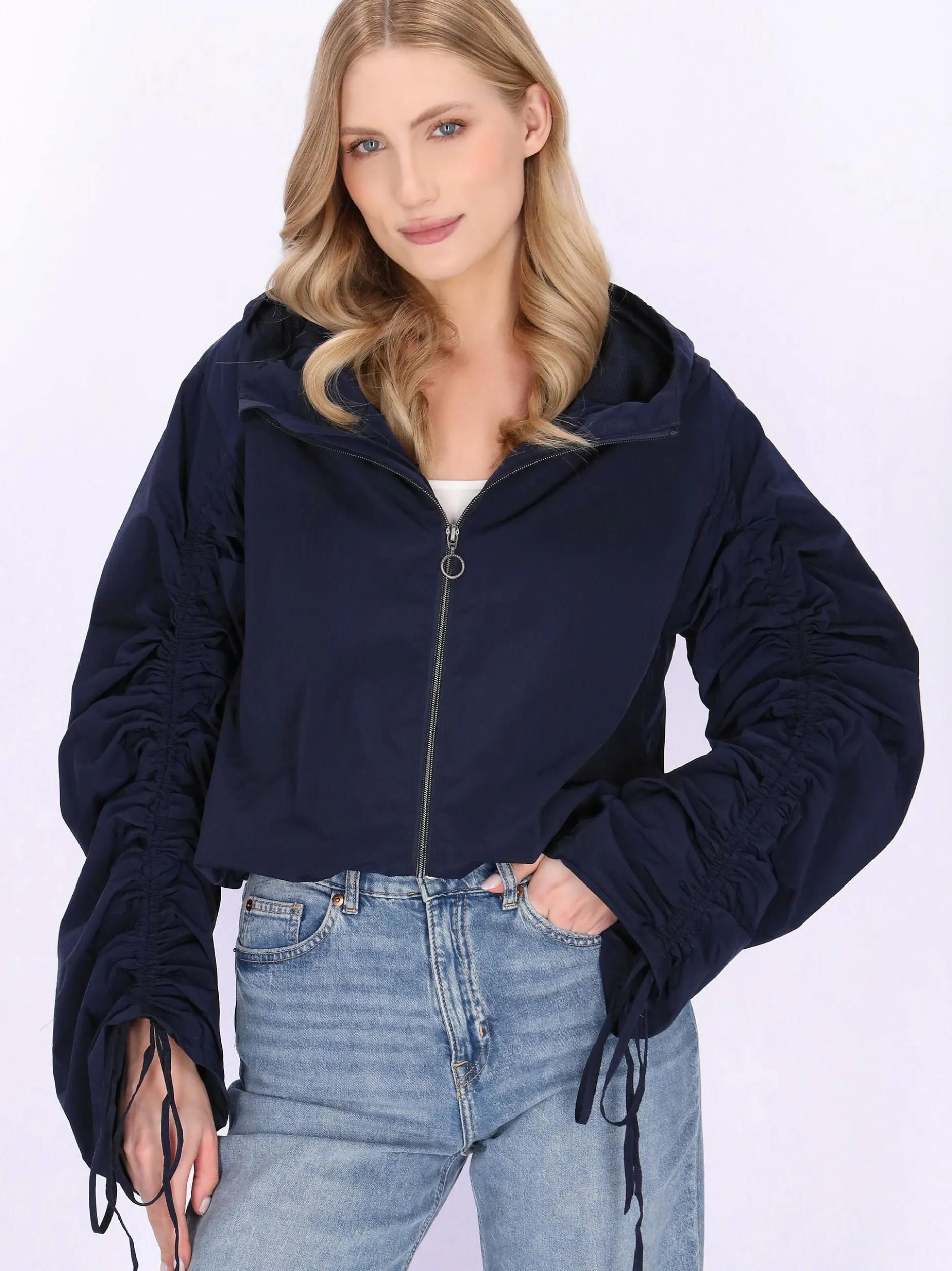 Dreimaster Damen Jacke in marine
