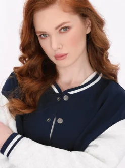 Dreimaster Damen Jacke in marine