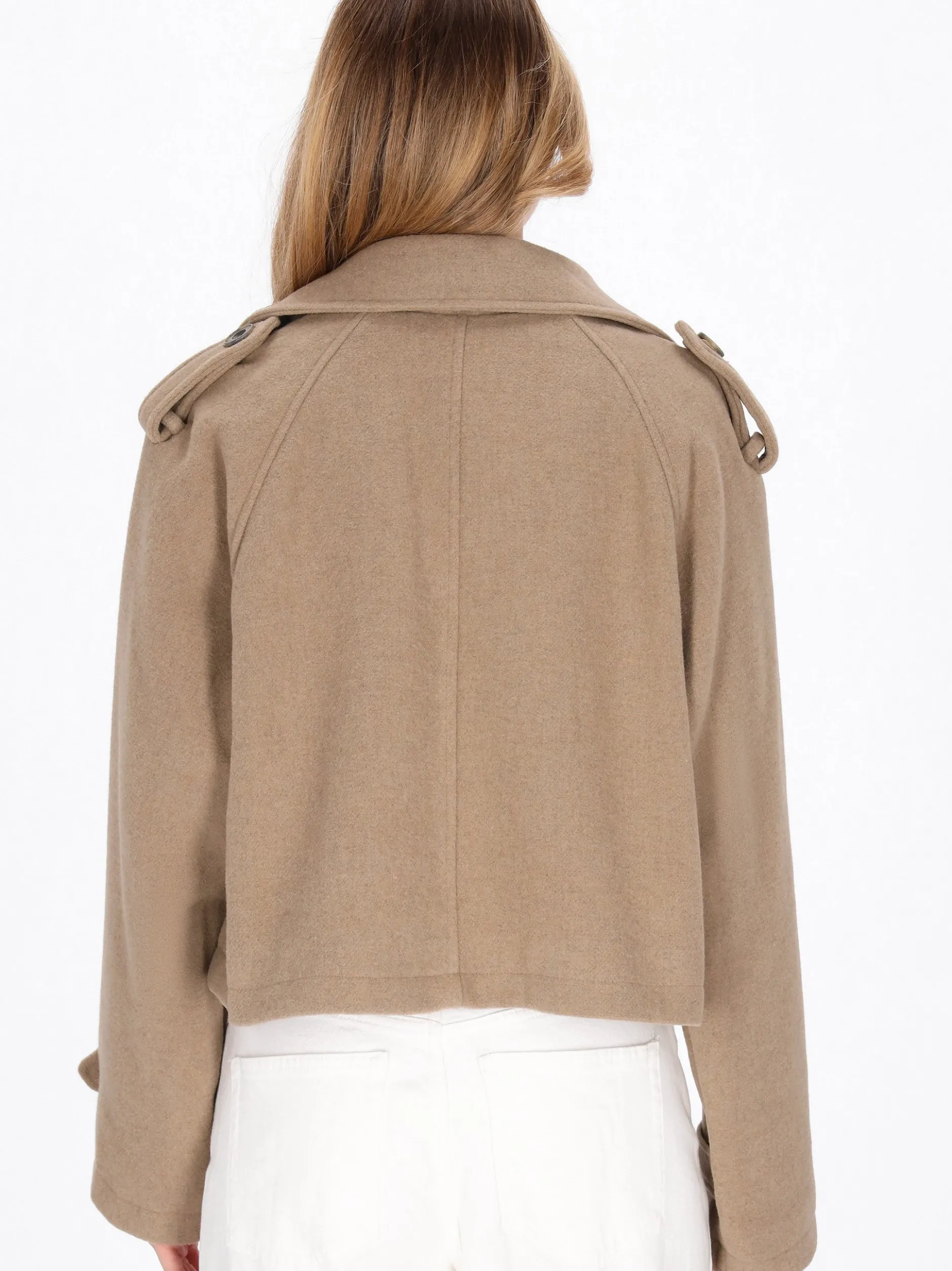 Dreimaster Damen Jacke in nougat