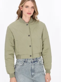 Dreimaster Damen Jacke in oliv