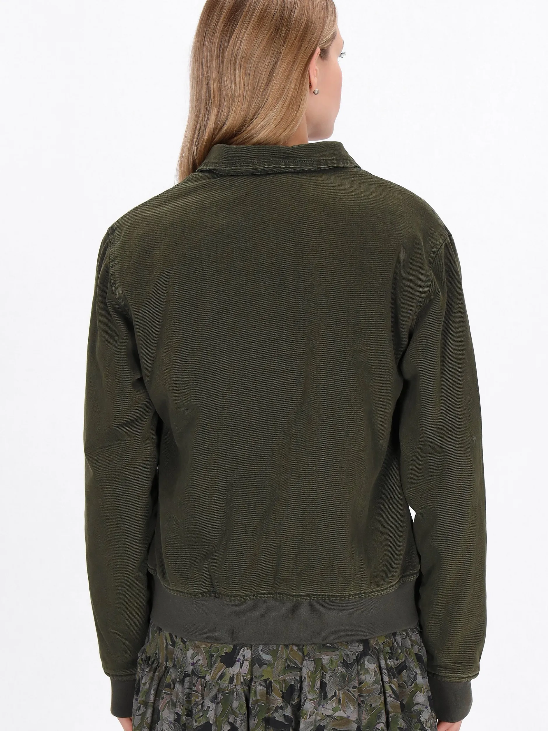 Dreimaster Damen Jacke in oliv