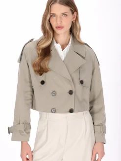 Dreimaster Damen Jacke in oliv
