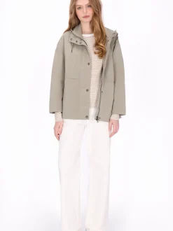 Dreimaster Damen Jacke in oliv
