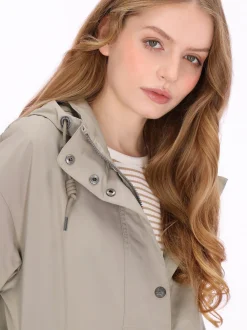 Dreimaster Damen Jacke in oliv