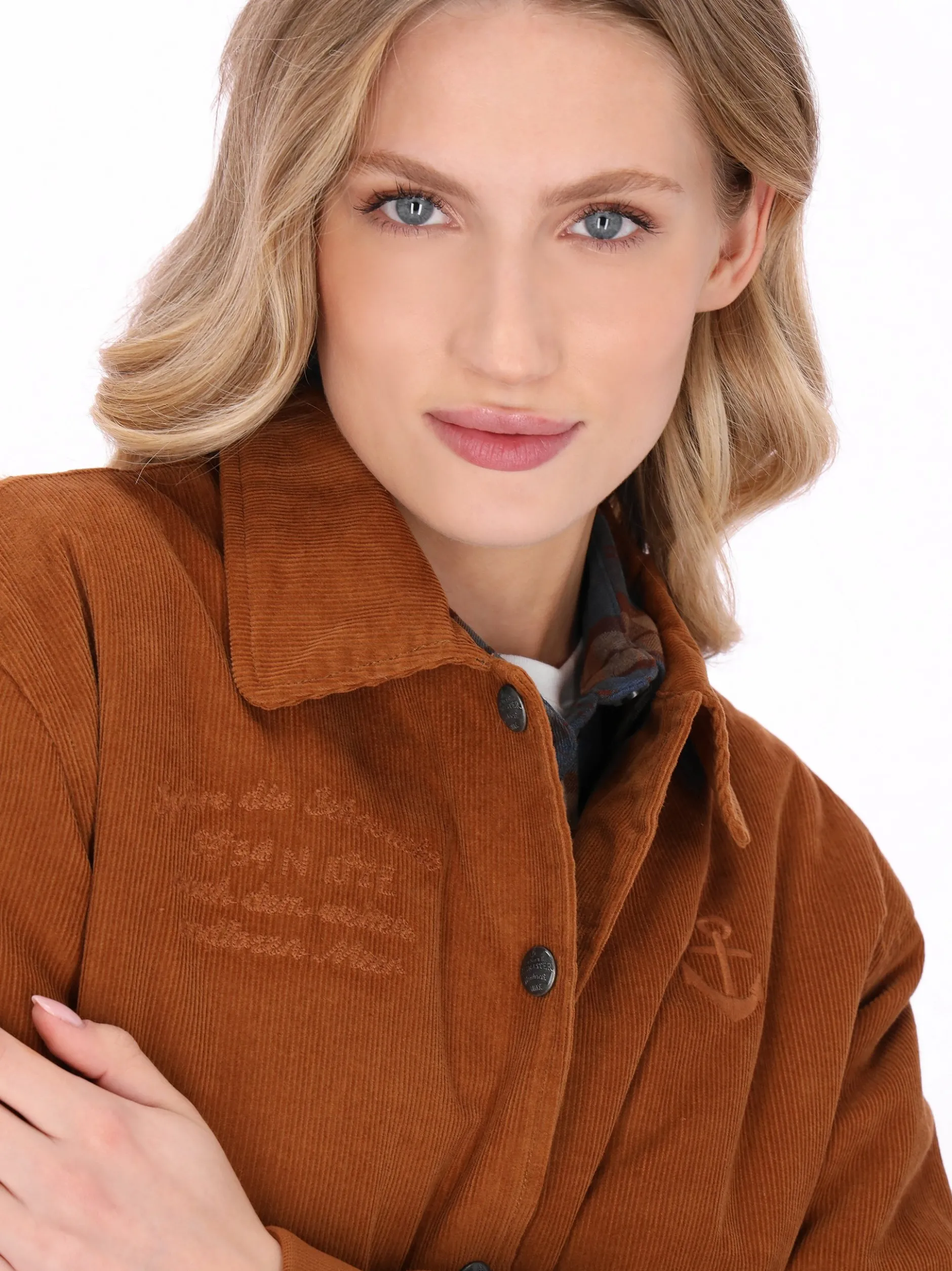 Dreimaster Damen Jacke in orange