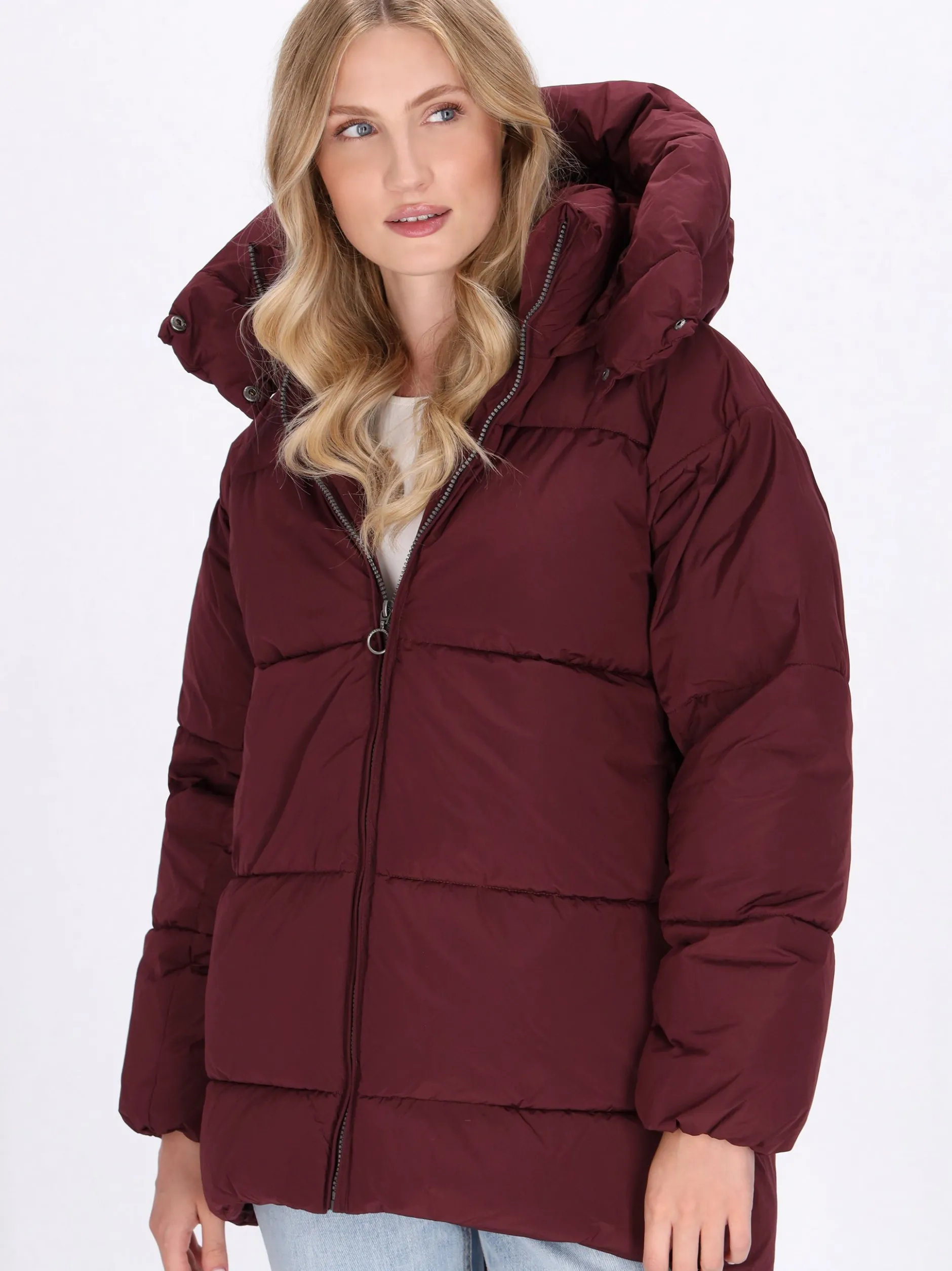 Dreimaster Damen Jacke in rot