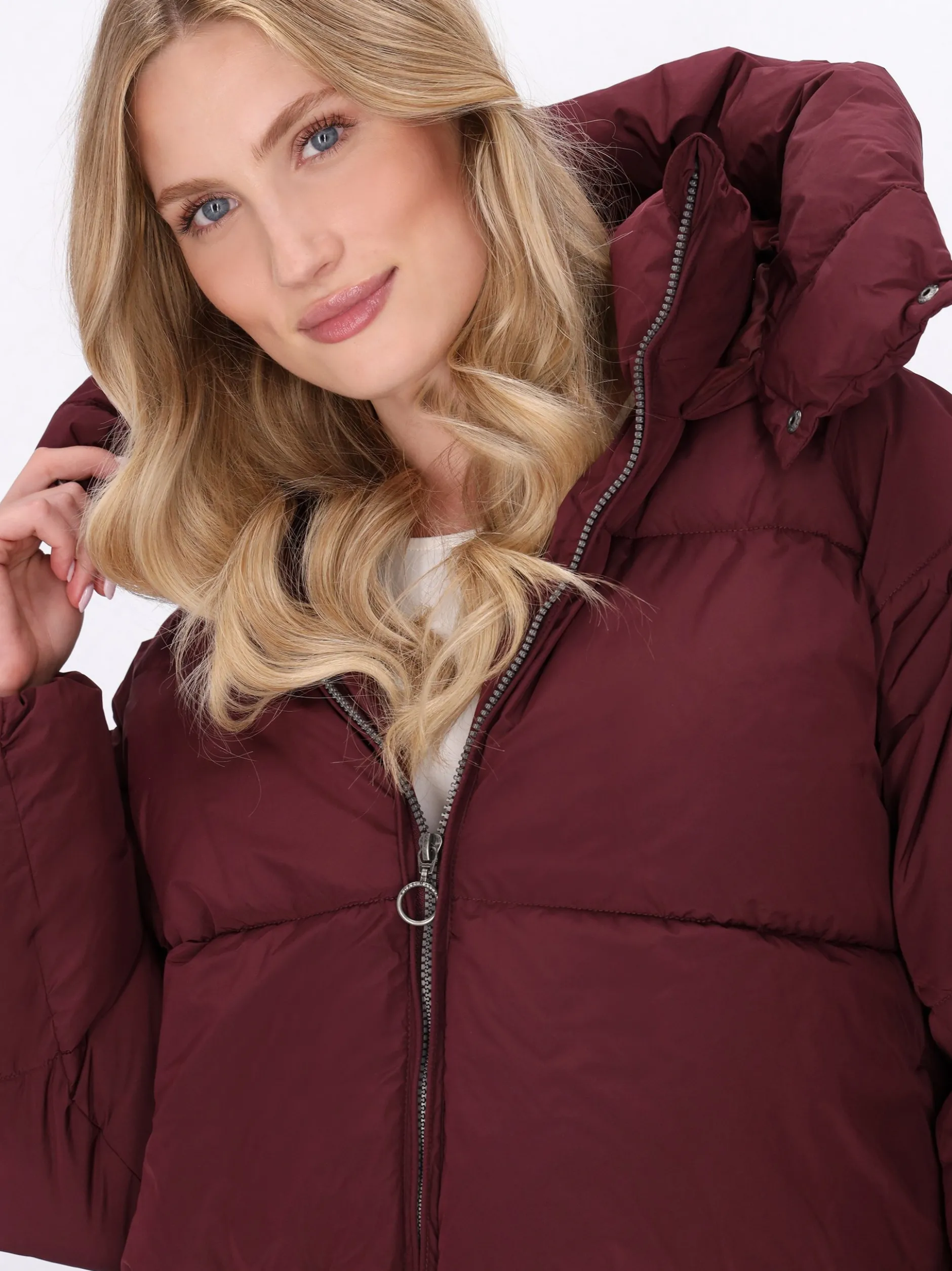 Dreimaster Damen Jacke in rot