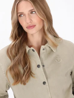 Dreimaster Damen Jacke in sand
