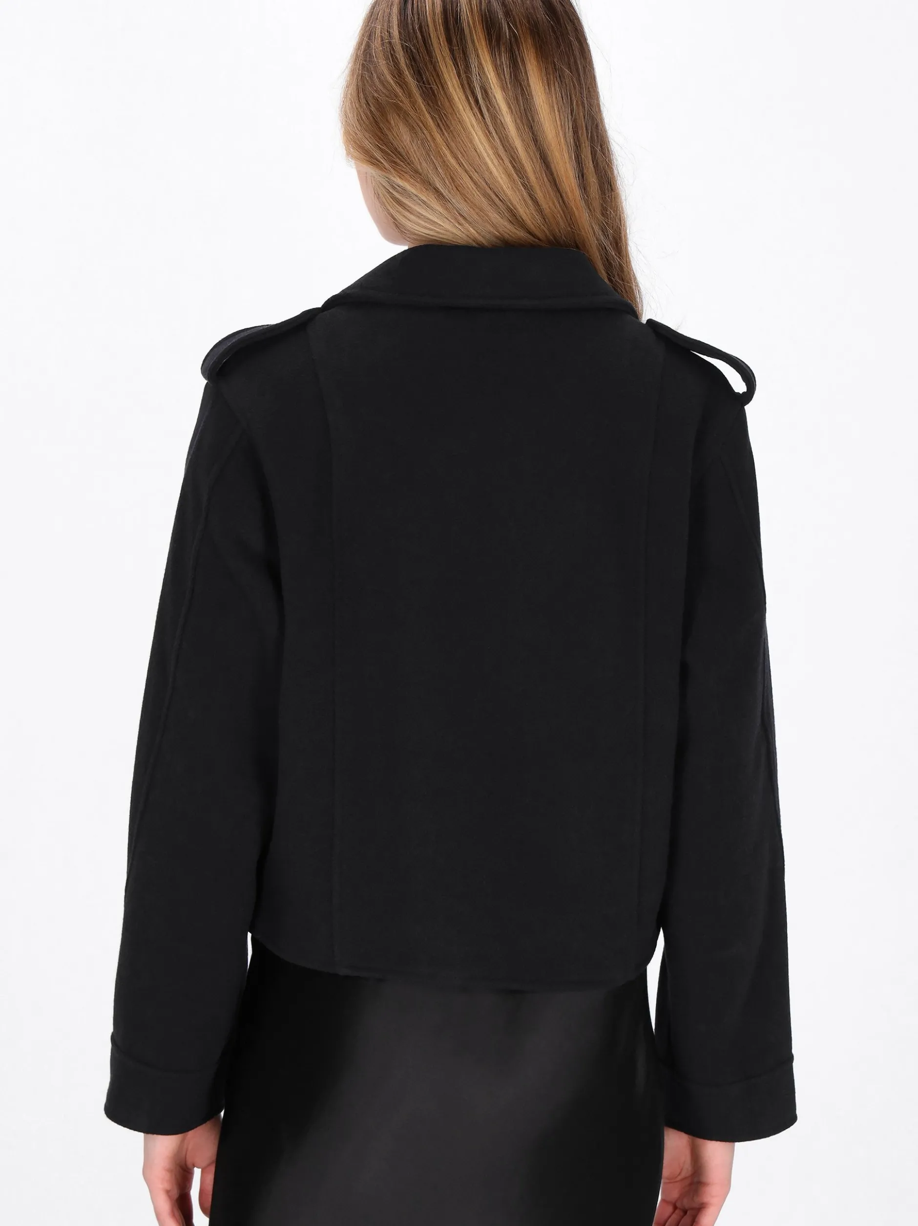 Dreimaster Damen Jacke in schwarz
