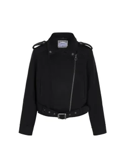 Dreimaster Damen Jacke in schwarz