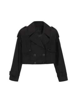 Dreimaster Damen Jacke in schwarz