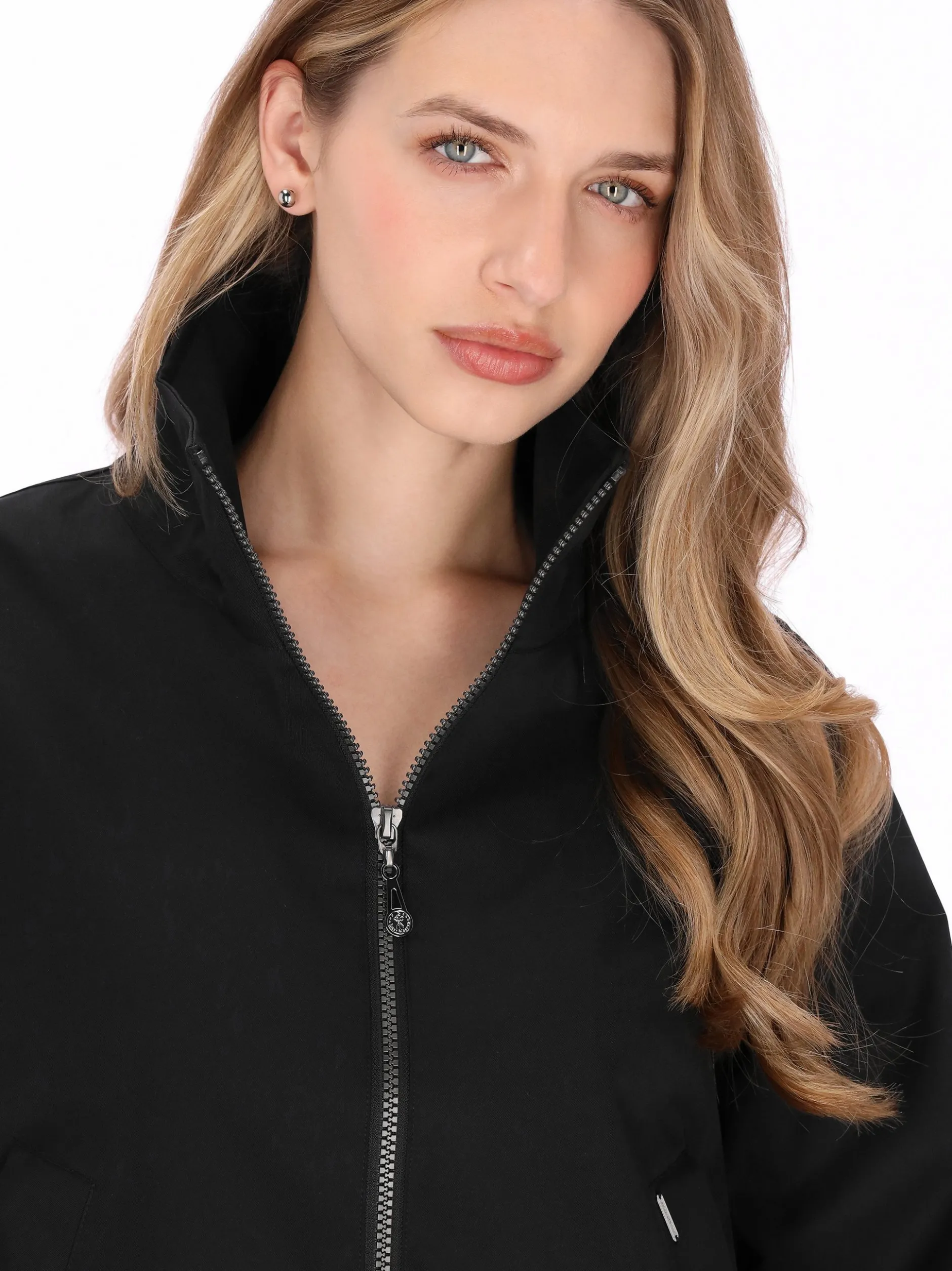 Dreimaster Damen Jacke in schwarz