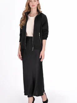 Dreimaster Damen Jacke in schwarz