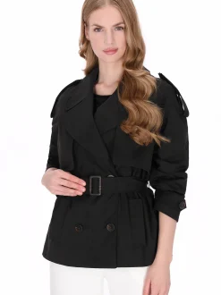 Dreimaster Damen Jacke in schwarz