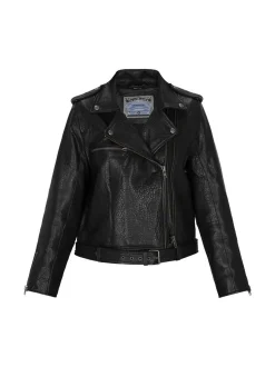 Dreimaster Damen Jacke in schwarz