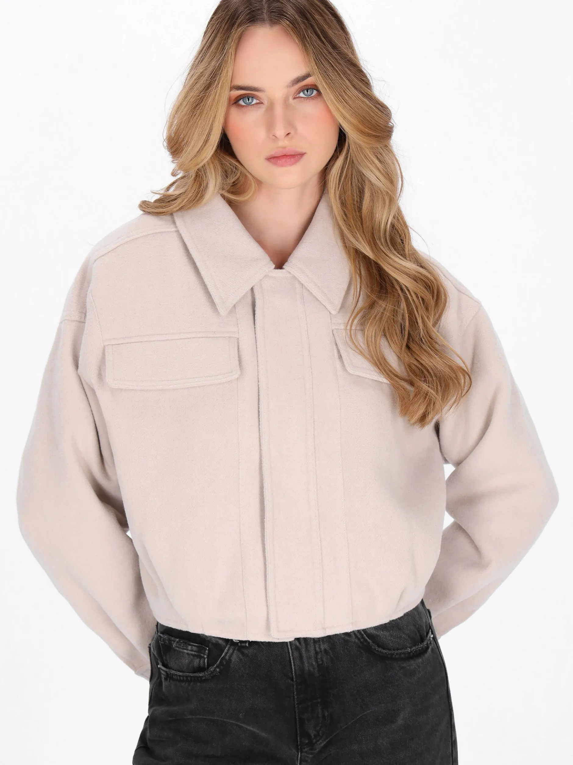 Dreimaster Damen Jacke in weiß