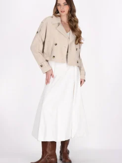 Dreimaster Damen Jacke in weiß
