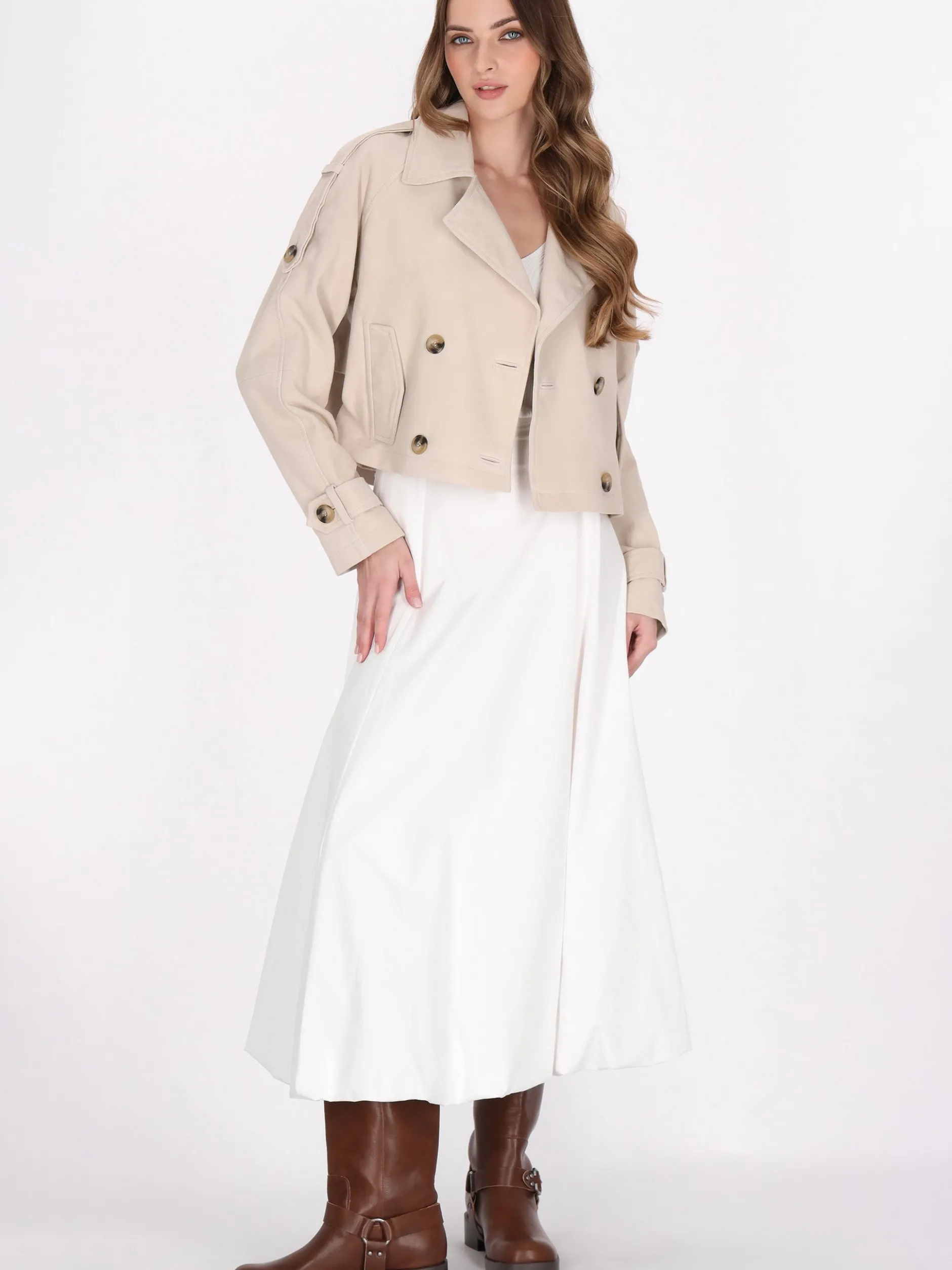 Dreimaster Damen Jacke in weiß