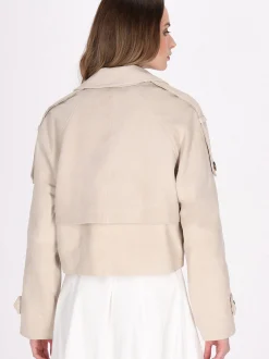 Dreimaster Damen Jacke in weiß