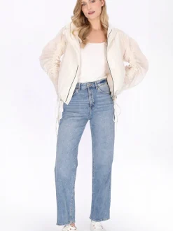 Dreimaster Damen Jacke in weiß
