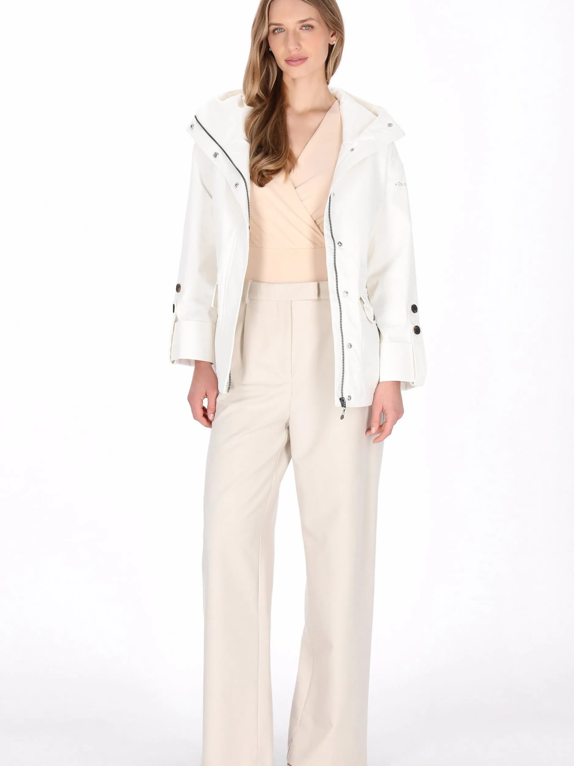 Dreimaster Damen Jacke in weiß