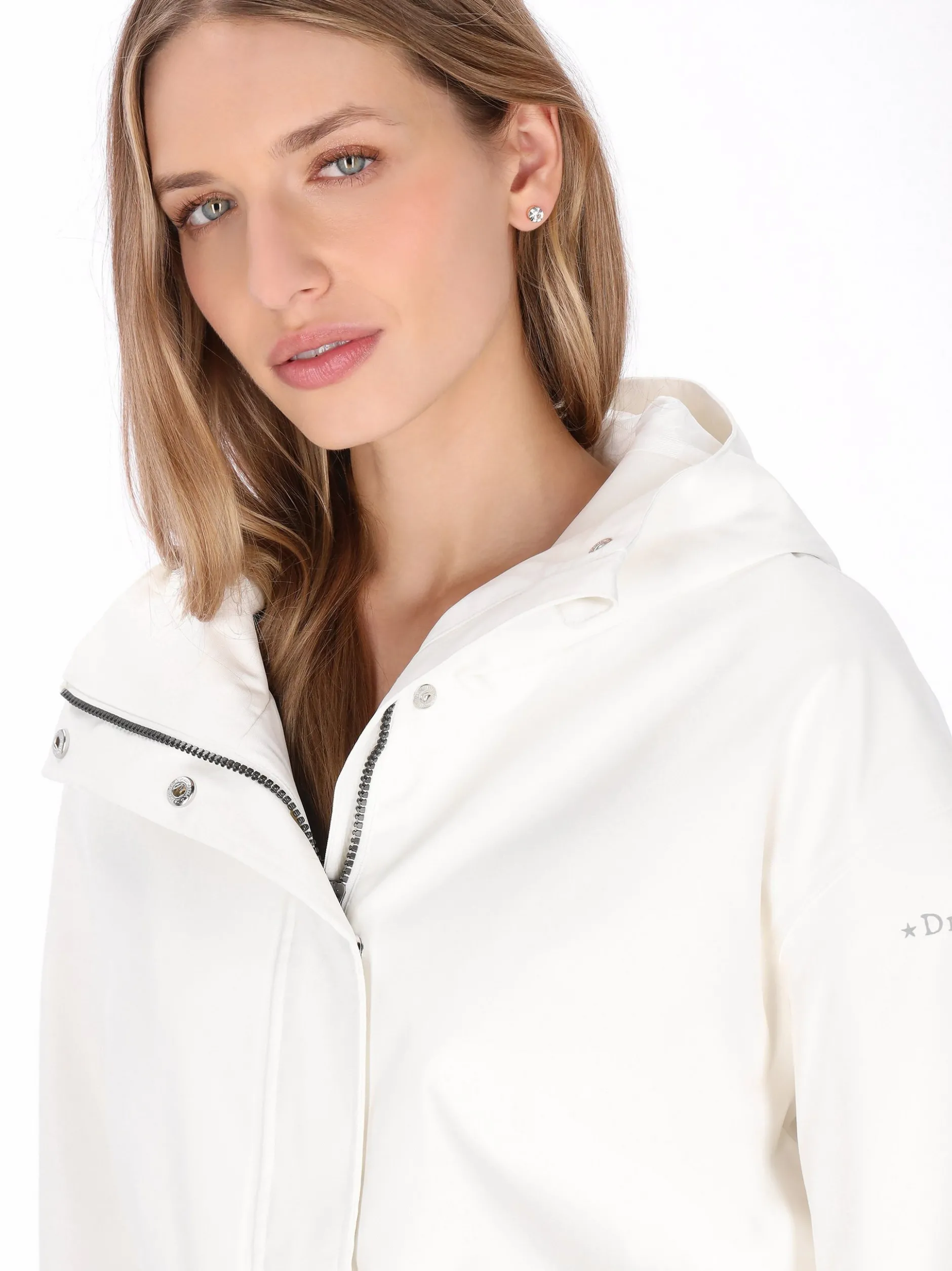 Dreimaster Damen Jacke in weiß