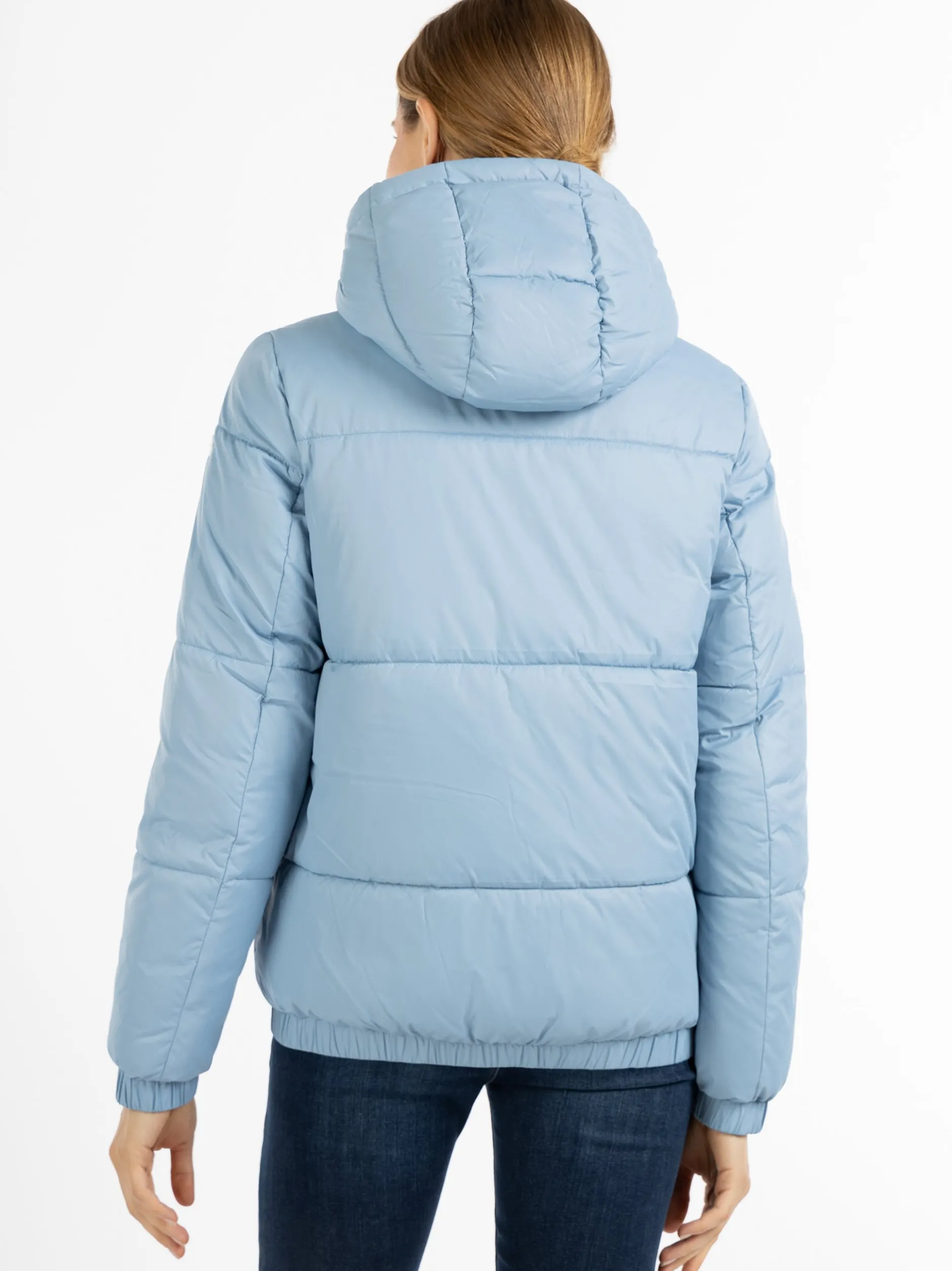 Dreimaster Damen Jacke mit Wattierung in hellblau