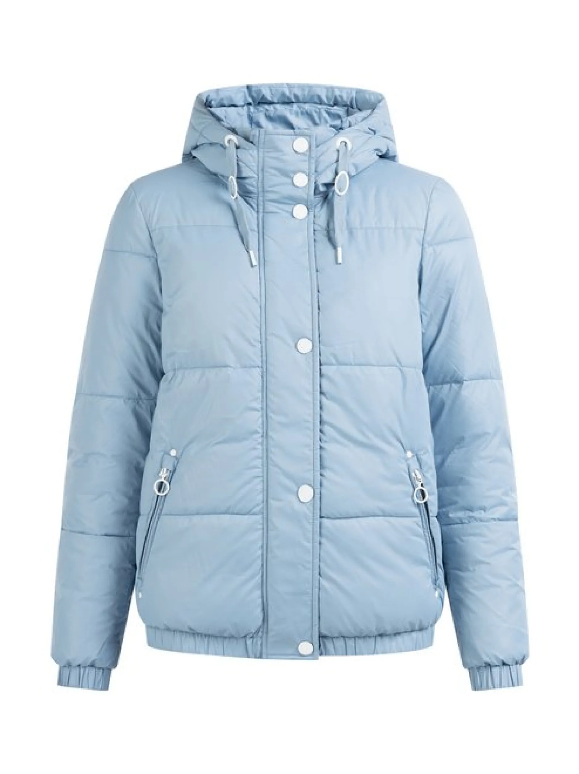 Dreimaster Damen Jacke mit Wattierung in hellblau