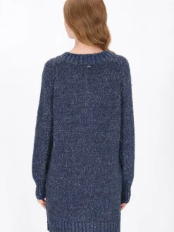 Dreimaster Damen Kleid in blau - Länge: mittel