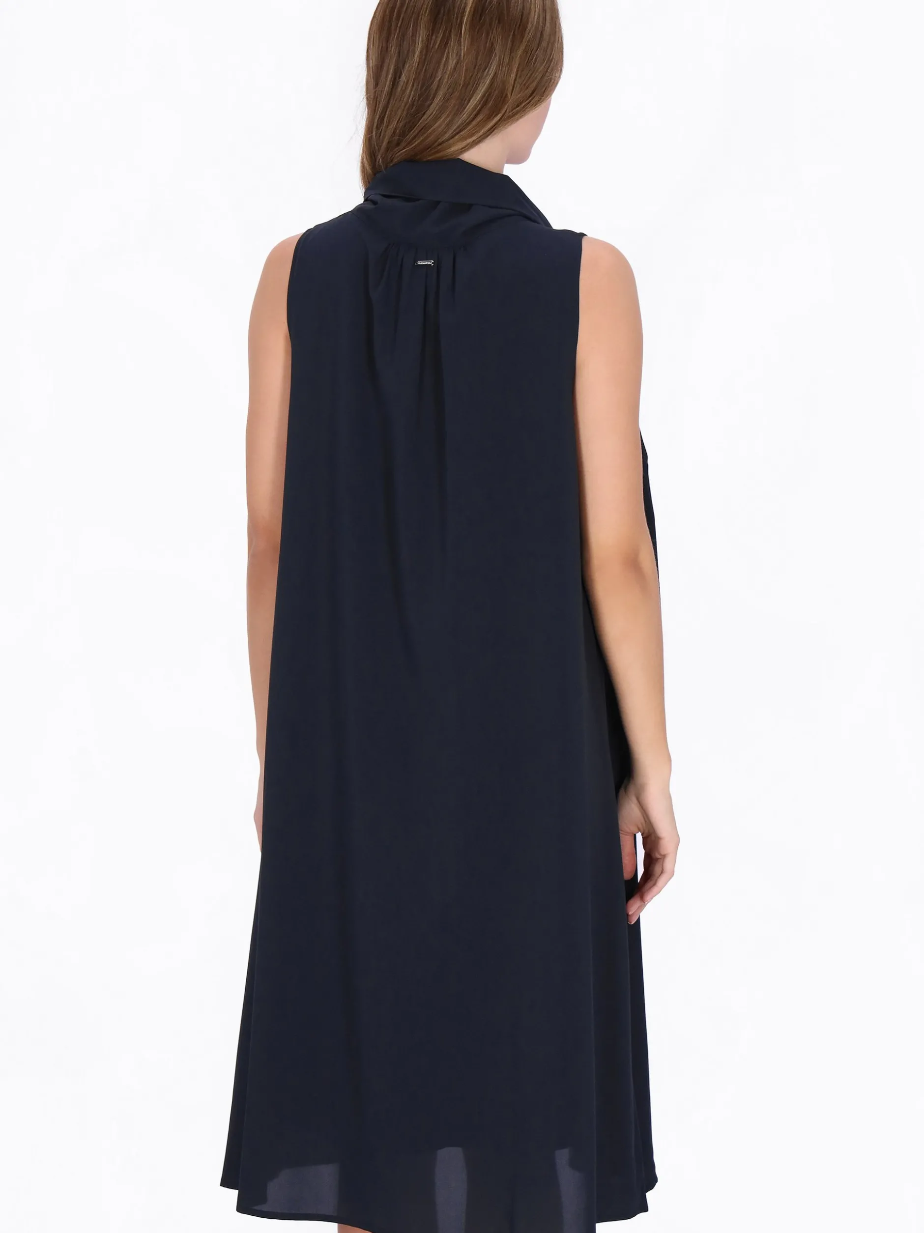 Dreimaster Damen Kleid in blau - Länge: mittel