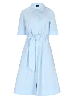 Dreimaster Damen Kleid in hellblau - Länge: mittel