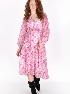Dreimaster Damen Kleid in rosa - Länge: mittel