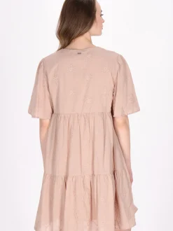 Dreimaster Damen Kleid in sand - Länge: mittel