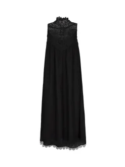 Dreimaster Damen Kleid in schwarz - Länge: mittel