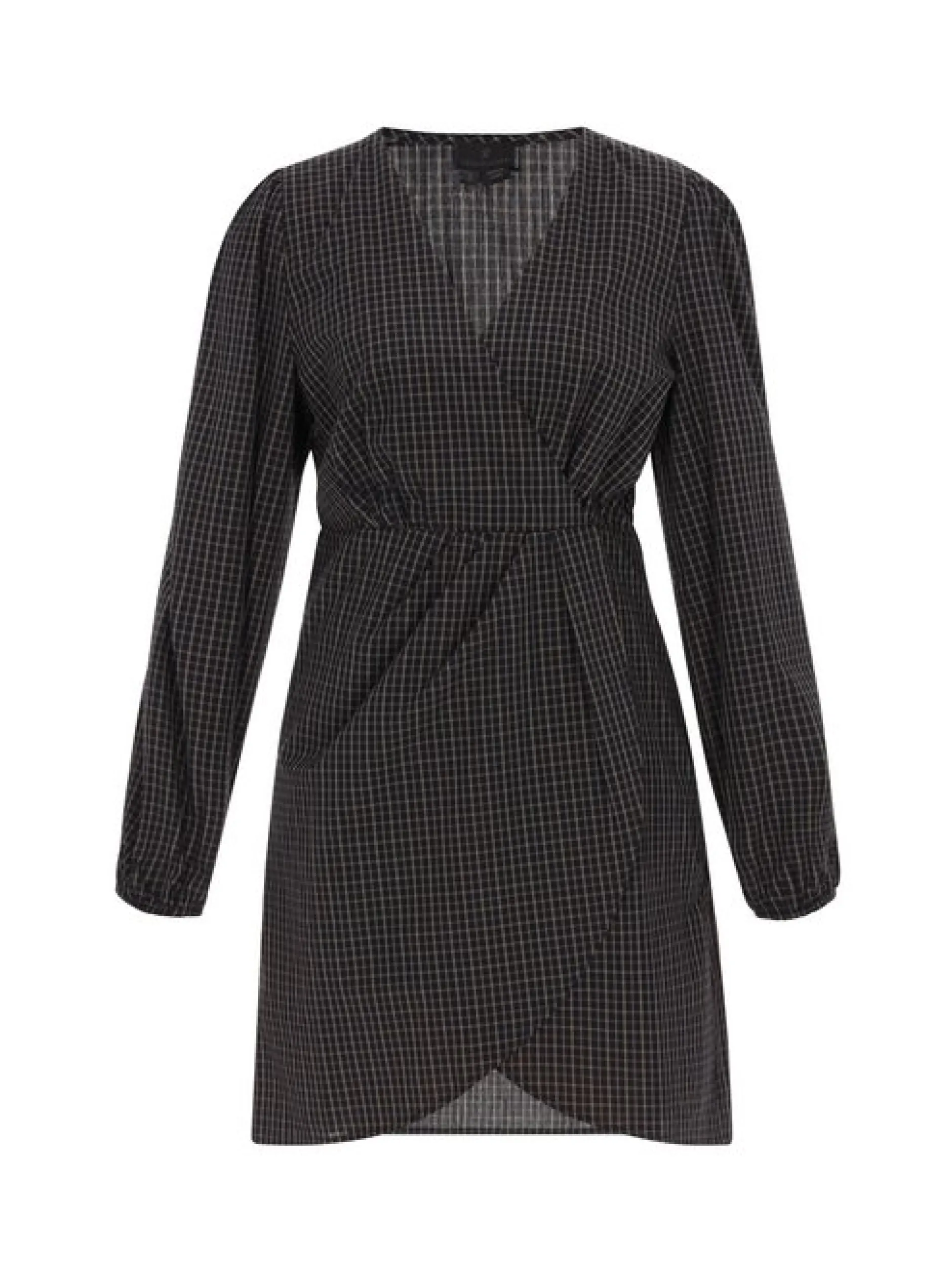 Dreimaster Damen Kleid in schwarz - Länge: mittel