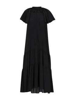Dreimaster Damen Kleid in schwarz - Länge: mittel