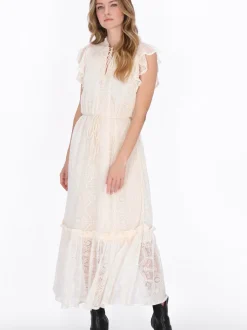 Dreimaster Damen Kleid in weiß - Länge: mittel