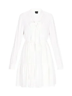 Dreimaster Damen Kleid in weiß - Länge: mittel