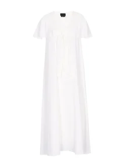 Dreimaster Damen Kleid in weiß - Länge: mittel