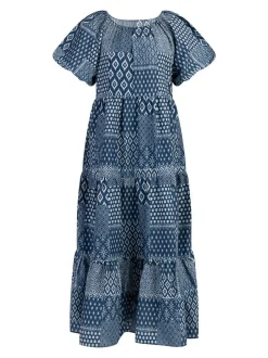 Dreimaster Damen Kurzes Maxikleid in marine