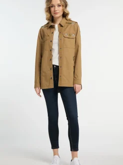 Dreimaster Damen leichte Jacke in sand