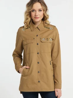 Dreimaster Damen leichte Jacke in sand