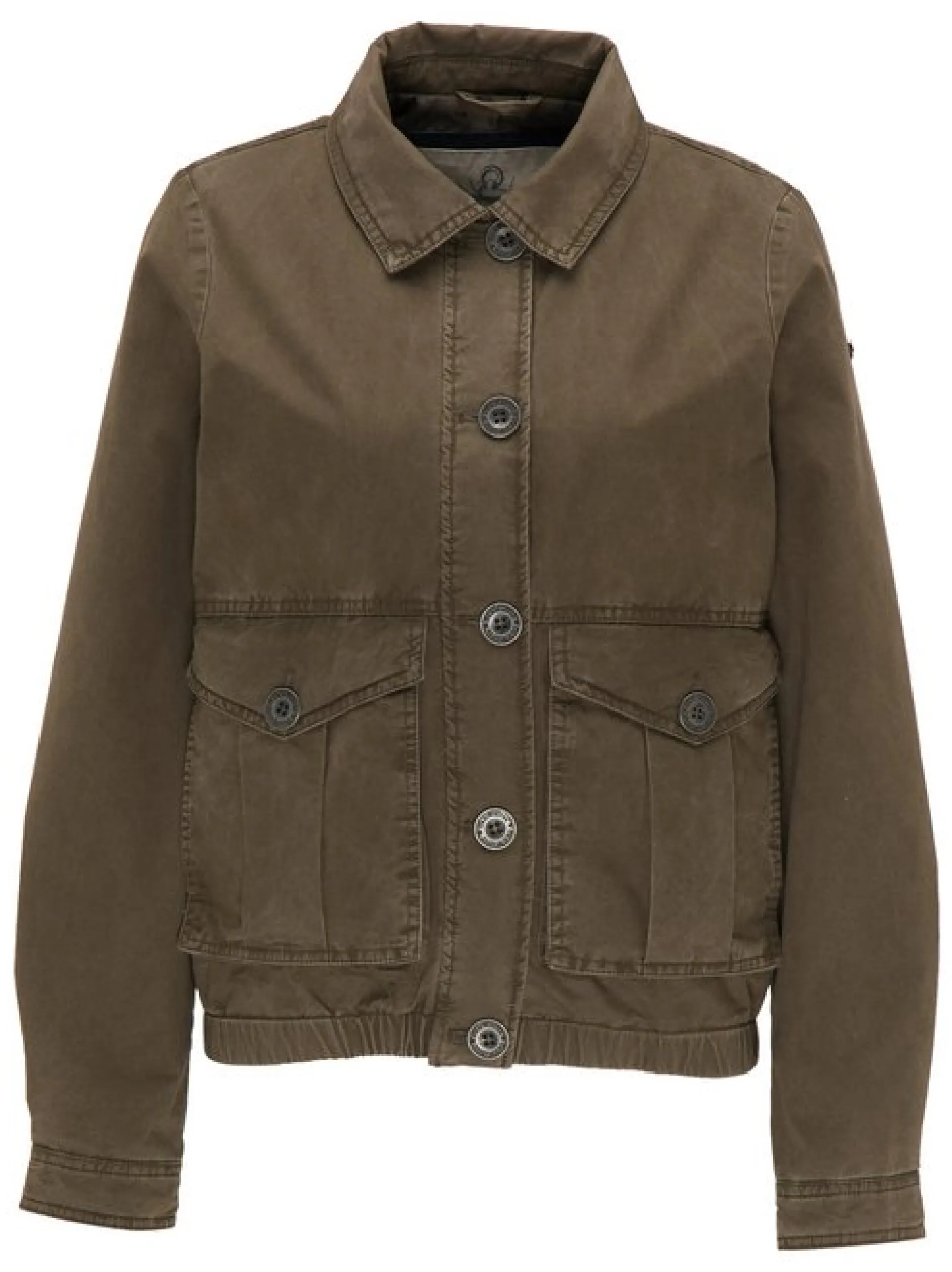 Dreimaster Damen leichte Jacke in oliv