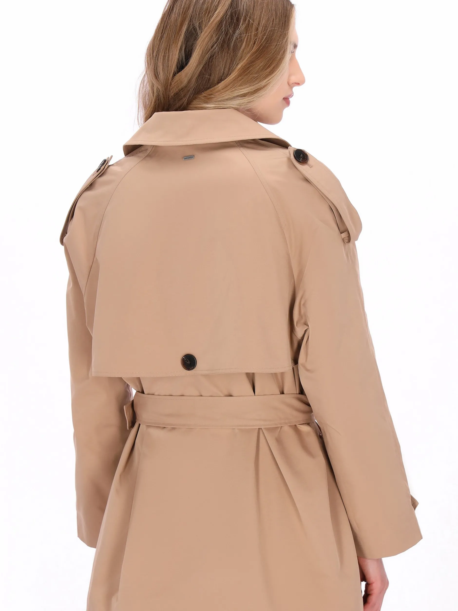 Dreimaster Damen Mantel in braun