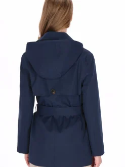 Dreimaster Damen Mantel in marine