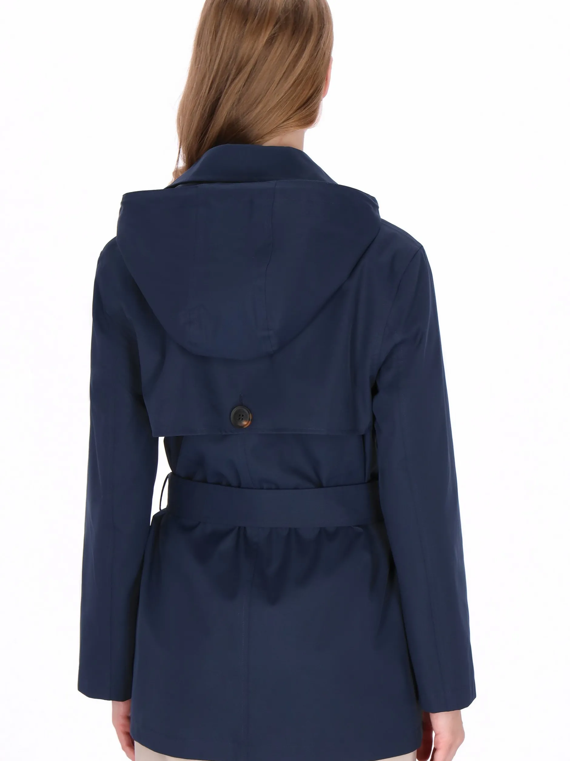 Dreimaster Damen Mantel in marine