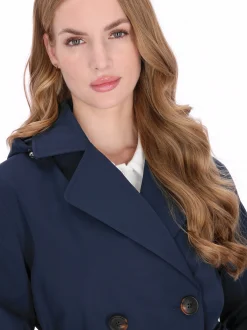 Dreimaster Damen Mantel in marine